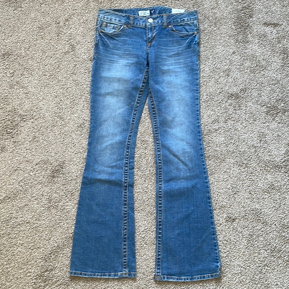 NWT Aeropostale Hailey skinny flare Jean sz 7/8 Long - Picture 2 of 8